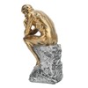 Thinker Statue Retro Style Energetic Lines Stable Nonslip Durable Resin