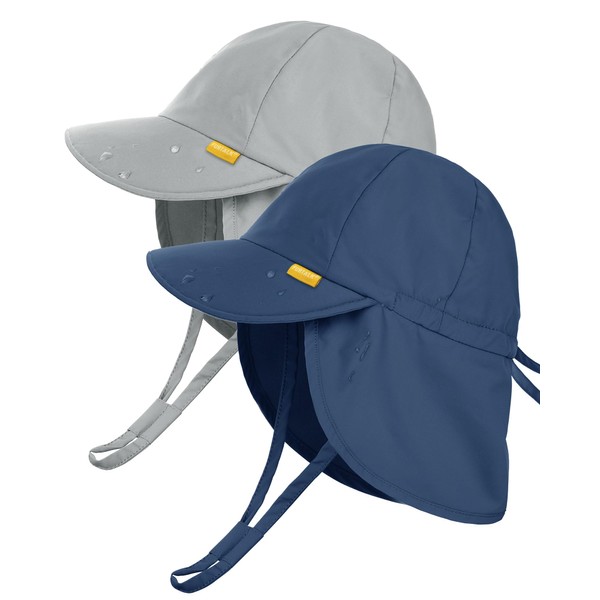 FURTALK Baby Flap Sun Hat UPF 50+ Adjustable Unisex Baby