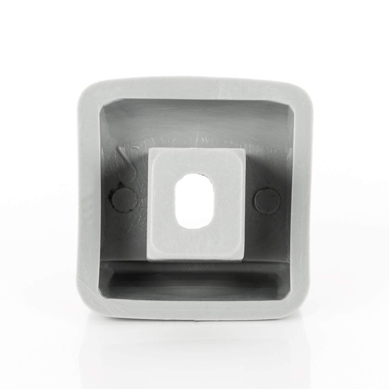 LST W126 Sun Visor Holder Clips Grey Silver
