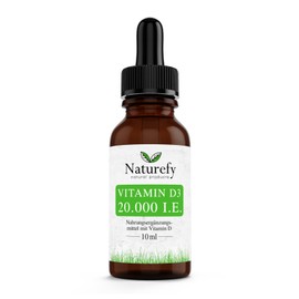 Vitamin D 20,000 IU Drops - Vitamin D3 20,000 - Vitamin D High Dose - 360 Vegetarian Vit D Drops - Vitamin D3 from Cholecalciferol