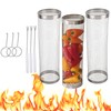 Home-Complete Grill Baskets for Outdoor Grill - Set of 3