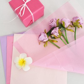 BEISHIDA 100 Sheets Pink Tissue Paper, Wrapping Paper, Tissue Paper for Gift Bags, 14"x20"Gift Wrap Tissue Paper Bulk for DIY Crafts Gift Wrapping Birthday Wedding Holiday Paper Flowers(Pink Series)