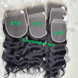 Premium Glueless HD Lace Closure Frontal Burmese Curly Raw Vietnamese Human Hair Indian Hair Preplucked Small Knots HD Lacecolor: Natural Wavy, stretched length: 20inches, toupee size: HD 4x4