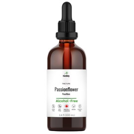 Herbity Passionflower Tincture – Alcohol-Free Herbal Extract for Calm, Mood & Sleep Support – Glycerin-Based, Vegan & No Added Sugar-Free Supplement – 3.4 fl oz (100 mL)