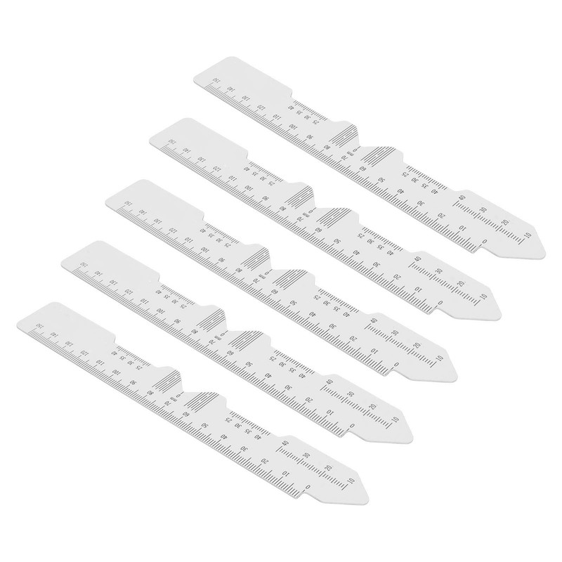 5pcs Ophthalmic PD Ruler Clear Data Marking Smoothing Edges Pupillary