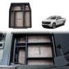 BestEvMod Storage Box Organizer Center Console Tray with Vegan Leather