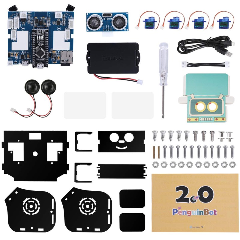 ELEGOO Penguin Bot Biped Robot Kit for Arduino Project with