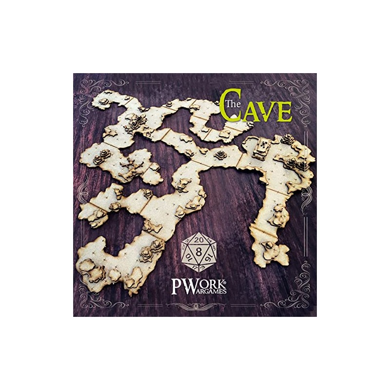 PWORK WARGAMES The Cave (La Caverna) - 3D Tactical Maps