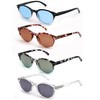 OLOMEE Reading Sunglasses Womens Round Readers Sunglasses +2.25 for Small
