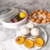 Portable Pie Cupcake Carrier with Lid and Tray 3-In-1 Round