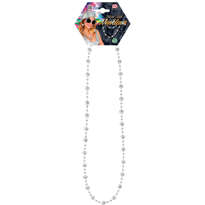 W WIDMANN MILANO Party Fashion 51949 Disco Ball Necklace, Accessory,
