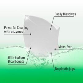 Rockin' Green Travel Laundry Detergent Sheets Unscented - Mess-Free Laundry Sheets Detergent Powerful Cleaning with Sodium Bicarbonate - Easily Dissolvable Laundry Soap Sheet (102 Loads, Unscented)