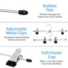 DUOFIRE Pant Hangers 15 Pack Adjustable Width Metal Skirt Hangers