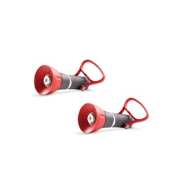 Gilmour 855032-1001 High-Pressure PRO Fireman's Spray Nozzle with Large On/Off, Red/Black 2 Pack