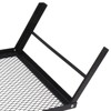 jerss Folding Campfire Grill, Black, Rectangular, 6.3 x 21.7 x