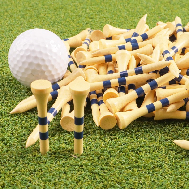T-712 Golf Tees, Bamboo Short Tees, Graduated, 1.7 inches (42