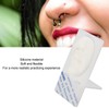 Silicone Mouth Nose Model 3D Realistic Reusable Display Nose Piercing
