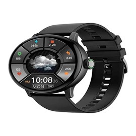 Smartwatch, Reloj Inteligente Deportivo KSDT2 para Hombres y Mujeres, Monitor de oxígeno, frecuencia cardíaca, Actividad física, sueño, Haz y recibe Llamadas en Reloj, BT 5, Android, iOS (Negro)