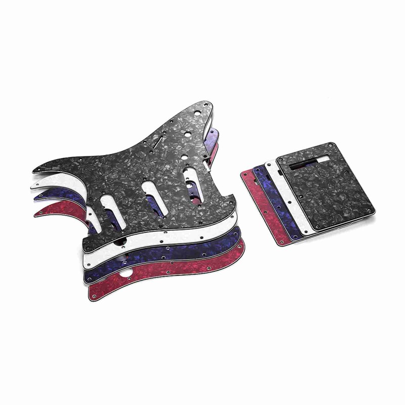 Electric Guitar Pickguard Set with Back Plate Screws Pick Guard