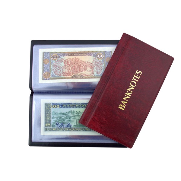 COLLECTOR Collector's album for banknotes, notes with 20 pages, 8