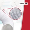 Spares2go Extra Long PVC Condenser Vent Hose Pipe for Logik