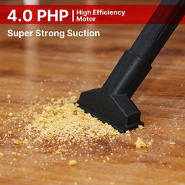 Shop-Vac 6.5 Gallon 4.0 HP Wet/Dry Vacuum with Blower Function, Stainless Steel Tank, Portable Shop Vacuum with Wheels, Includes Filters, Hose & Accessories, Ideal for Garage and Workshop