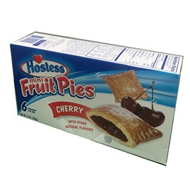 Hostess Mini Cherry Fruit Pies 6 Pies Per 12 oz. Box (4 Boxes)