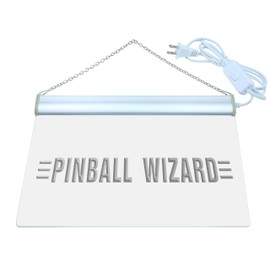 ADV PRO s080-b Pinball Wizard Game Shop Lure Neon Light Sign Bar Light Neon Light Advertising