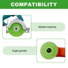 2Pcs 4-1/2'' Rock Slab Grinding Disc, 1.2'' Diamond Ultra Width