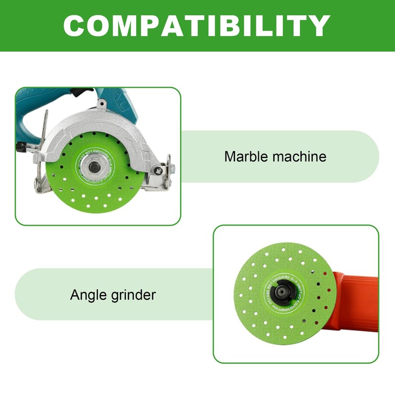 2Pcs 4-1/2'' Rock Slab Grinding Disc, 1.2'' Diamond Ultra Width