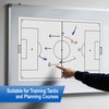 2 Piece Large Magnetic Soccer Coaches Clipboard,White Dry Erase Coaching