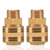 oumuik Compressed Air Coupling 3/8 Inch Compressed Air Connection Quick