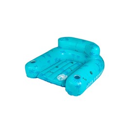 Radar Aqua Inflatable Lounger, Blue Palms