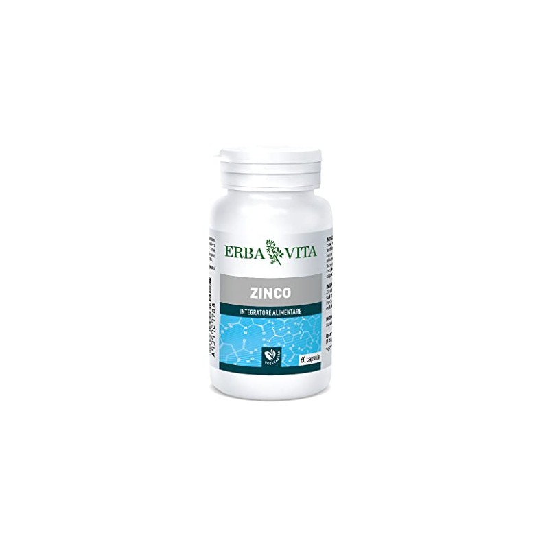 Erba Vita Integratore Alimentare Zinco - 60 Capsule