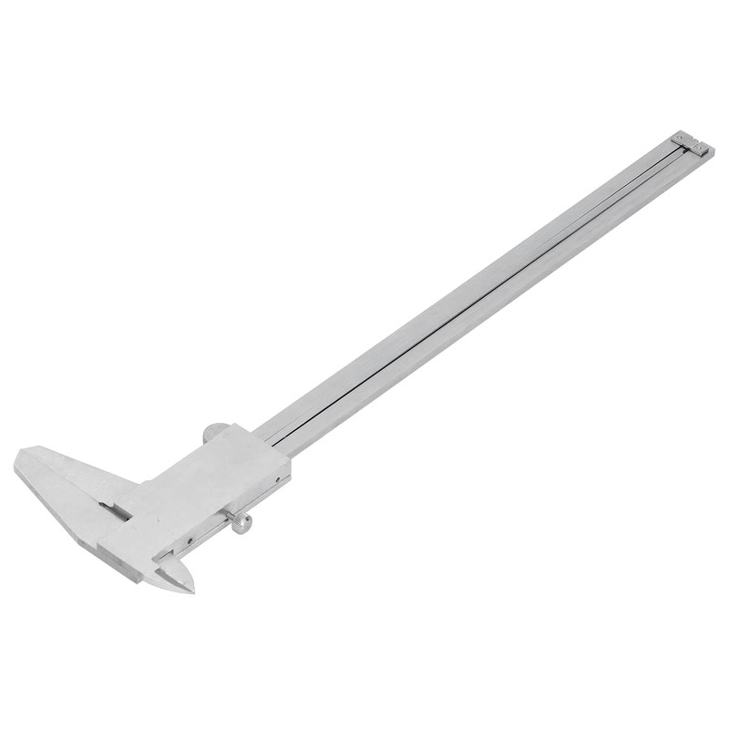 Fdit Vernier Caliper, 150mm/200mm/300mm High-Carbon Steel Vernier Scale Measuring Gauge,