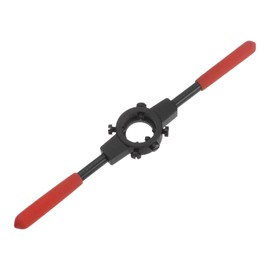 sourcing map Die Stock Handle Wrench, for Metric M7-M9 (Metric) / 5/16" (UNC/UNF) / 25mm OD Round Dies, 25mm x 9mm Threading Die Holder with Plastic Handle