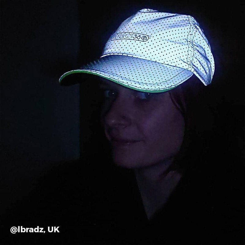 Proviz REFLECT360 Breathable Reflective Running Cap for Men Women Silver