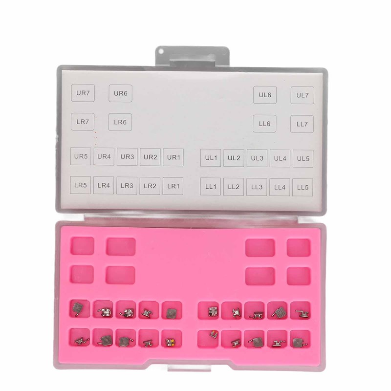 20PCS Teeth Brackets 0.022in 345 Hooks Highly Polished Professional Tooth