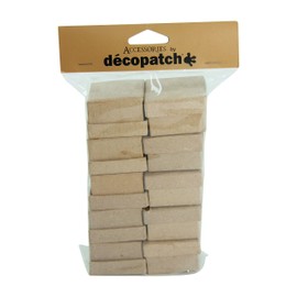 Décopatch - Ref EV010O - Small Square Boxes (Pack of 10) - Papier Maché Object to Decorate - 5 x 5 x 3.5cm - Decorate with Décopatch Papers & PaperPatch Glue, Glitter, Paints