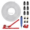 EVIL ENERGY 3/8" OD Aluminum Fuel Line Hard Line Kit