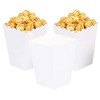 Ainmto 24PCS White Popcorn Boxes Mini Paper Popcorn Containers for