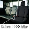 Fioqe Rear Heavy-Duty High-Density Composite Fabric Seat Covers for Dodge
