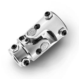 1" DD X 3/4" DD Steering Universal Joint U Joint Shaft Coupler Universal Coupling(Single Chrome)