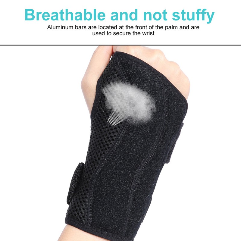 Adjustable Breathable Wrist Brace Hand Support Fracture Ligament Injury Arm