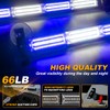 LRTER 2x17.7 Emergency Dash Lights Interior Windshield Strobe Volunteer Firefighter