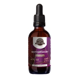 Earth's Love - Motherwort Alcohol-Free Herbal Extract Tincture, Super-Concentrated Motherwort (Leonurus Cardiaca) Dried Herb (4 fl oz)