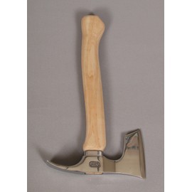 mapsyst Camping Stainless Steel Bearded Hatchet Axe with Shaft Blade - Two Blades Tool