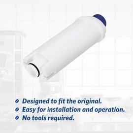 4 Pack Water Filter Replacement for DeLonghi Filter DLSC002 ECAM 22.110,Esam,ETAM, DLS C002,SER3017,5513292811,EC680,EC800