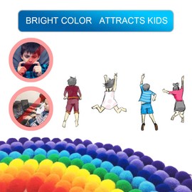 TOPRADE Red & Green Felt Ball/Fuzzy Ball Cotton Pellets Slingshot Ammo Safe Children Kids …