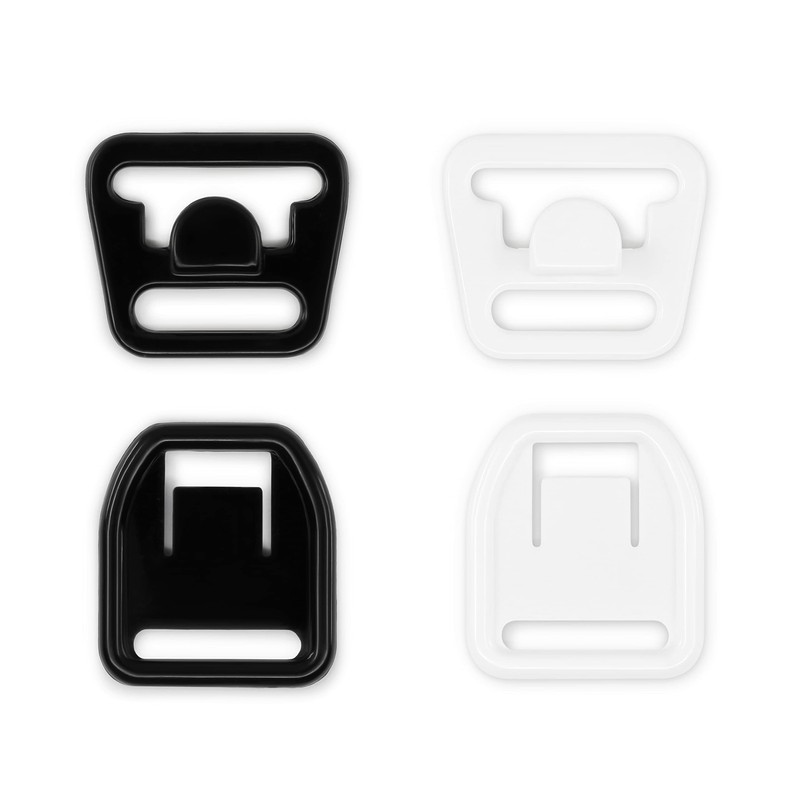 Dritz 56698-12-66 Maternity Bra Clips-White & Black 4 Sets 4,